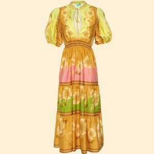 FARM RIO Floral Summer Cotton Dress sz S NWT Adorable!!!